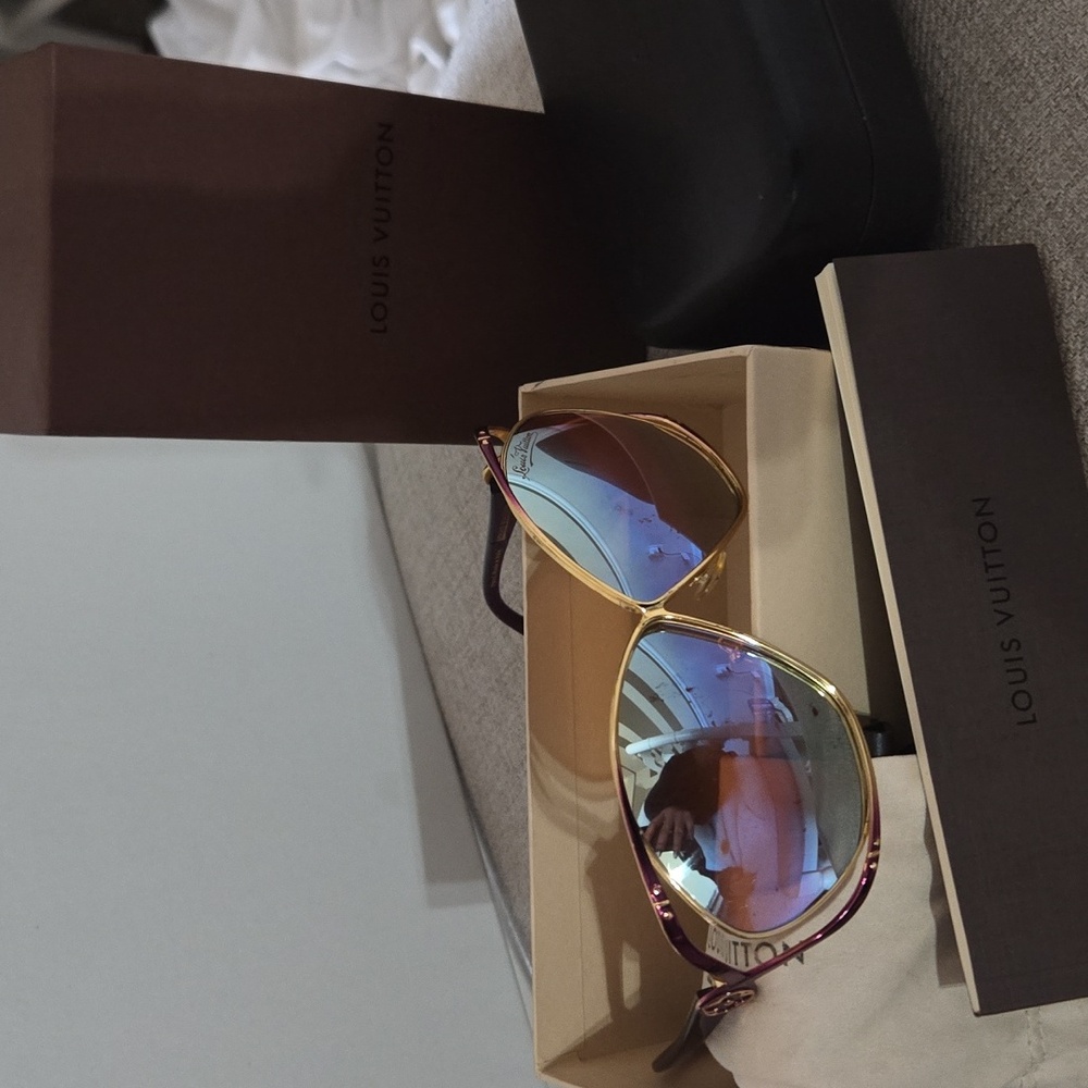 Louis Vuitton Purple Sunglasses